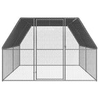 VidaXL Kippenhok 3x4x2 m gegalvaniseerd staal