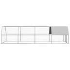 VidaXL Kippenhok 3x8x2 m gegalvaniseerd staal