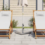 VidaXL Parasolvoet voor stokken van Ø32 38 48 mm 28 kg vierkant