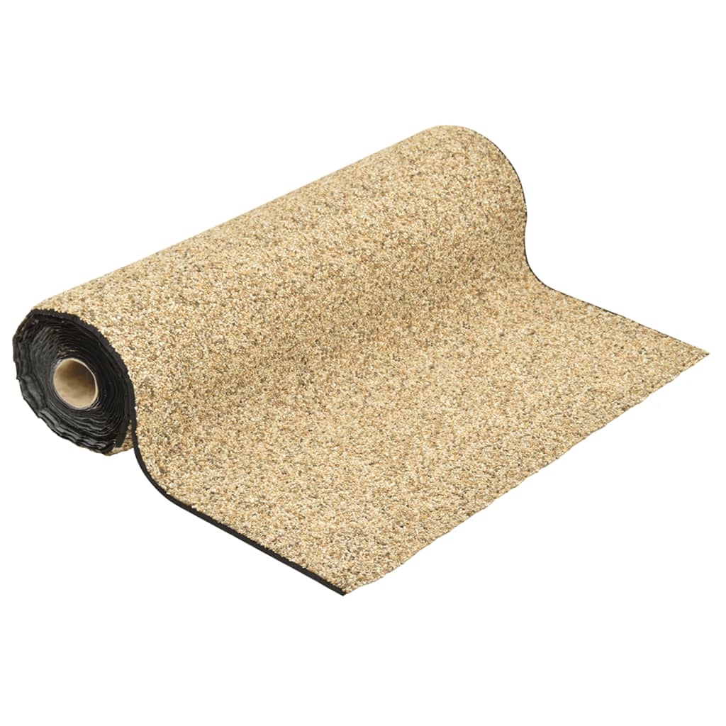 Vidaxl grindfolie 400x100 cm natuurlijk zandkleurig