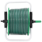Vidaxl slanghaspel vrijstaand met 50 m slang pvc groen