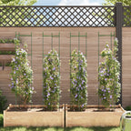 Vidaxl tomatenkooien 4 st 154 cm staal en polypropeen
