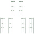 Vidaxl tomatenkooien 6 st 116 cm staal en polypropeen