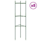Vidaxl tomatenkooien 8 st 116 cm staal en polypropeen