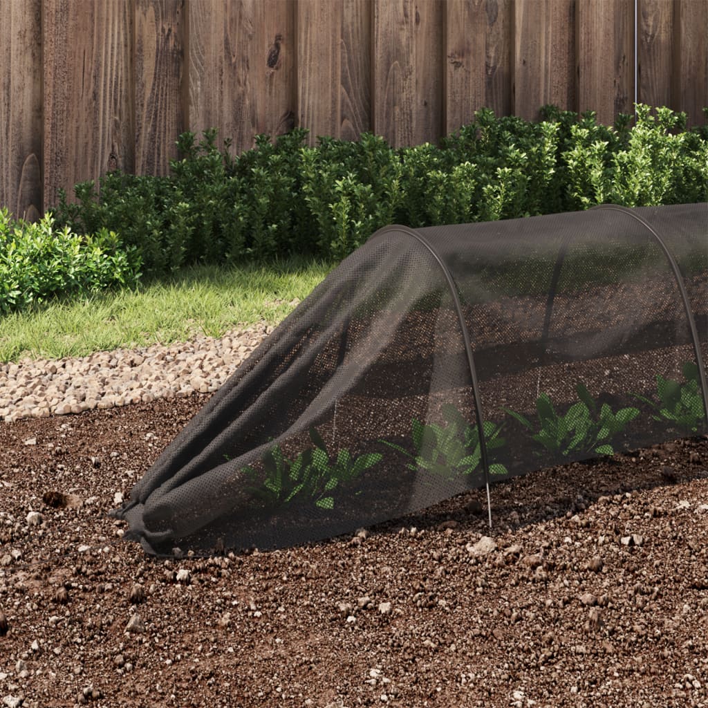 Vidaxl kweektunnels 2 st staal en polyetheen zwart