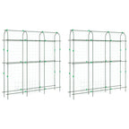 Vidaxl plantenklimrekken 2 st u-frame staal