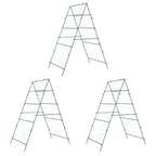 Vidaxl plantenklimrekken 3 st a-frame staal