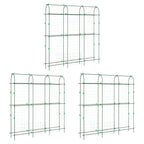 Vidaxl plantenklimrekken 3 st u-frame staal