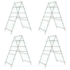 Vidaxl plantenklimrekken 4 st a-frame staal