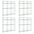 Vidaxl plantenklimrekken 4 st u-frame staal