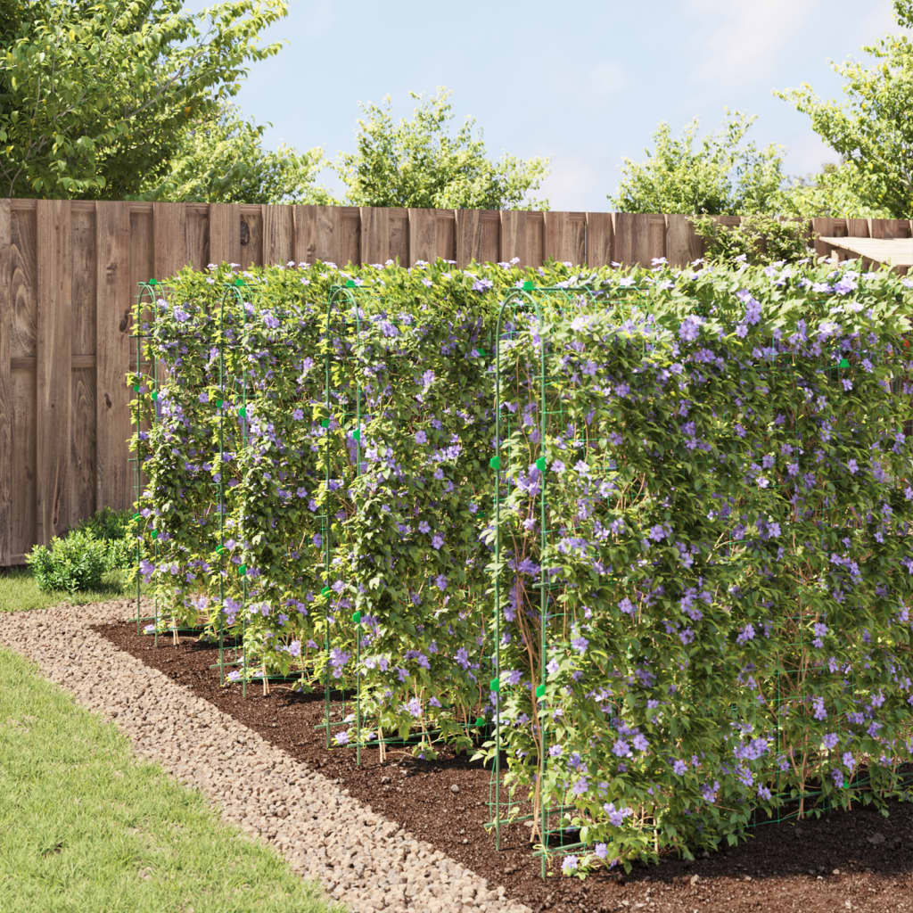 Vidaxl plantenklimrekken 4 st u-frame staal