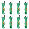 Vidaxl tentscheerlijnen met spanners 8 st reflecterend 4 m 4 mm
