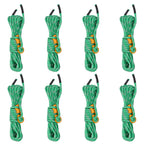 Vidaxl tentscheerlijnen met spanners 8 st reflecterend 4 m 4 mm