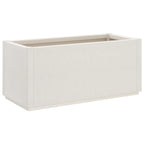 Vidaxl plantenbak 80x36x35 cm polypropeen wit