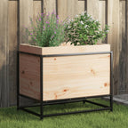 Vidaxl plantenbak 60x40x50 cm massief grenenhout