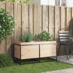 Vidaxl plantenbak 100x40x50 cm massief grenenhout