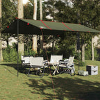 Vidaxl kampeerluifel waterdicht 451x420 cm olijfgroen