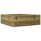 Vidaxl plantenbak 70x70x23 cm geïmpregneerd grenenhout