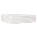 Vidaxl plantenbak 90x90x23 cm massief grenenhout wit