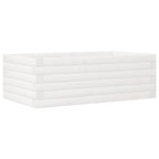 Vidaxl plantenbak 70x40x23 cm massief grenenhout wit