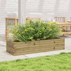 Vidaxl plantenbak 110x40x23 cm geïmpregneerd grenenhout