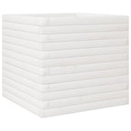 Vidaxl plantenbak 50x50x45,5 cm massief grenenhout wit