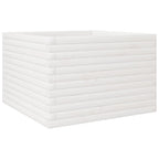 Vidaxl plantenbak 70x70x45,5 cm massief grenenhout wit