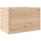 Vidaxl plantenbak 70x40x45,5 cm massief grenenhout