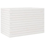 Vidaxl plantenbak 70x40x45,5 cm massief grenenhout wit