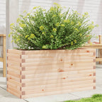 Vidaxl plantenbak 90x40x45,5 cm massief grenenhout