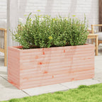 Vidaxl plantenbak 110x40x45,5 cm massief douglashout