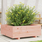Vidaxl plantenbak 70x70x26,5 cm massief douglashout