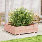 Vidaxl plantenbak 90x90x26,5 cm massief douglashout