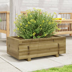 Vidaxl plantenbak 70x40x26,5 cm geïmpregneerd grenenhout
