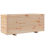Vidaxl plantenbak 110x40x49,5 cm massief grenenhout