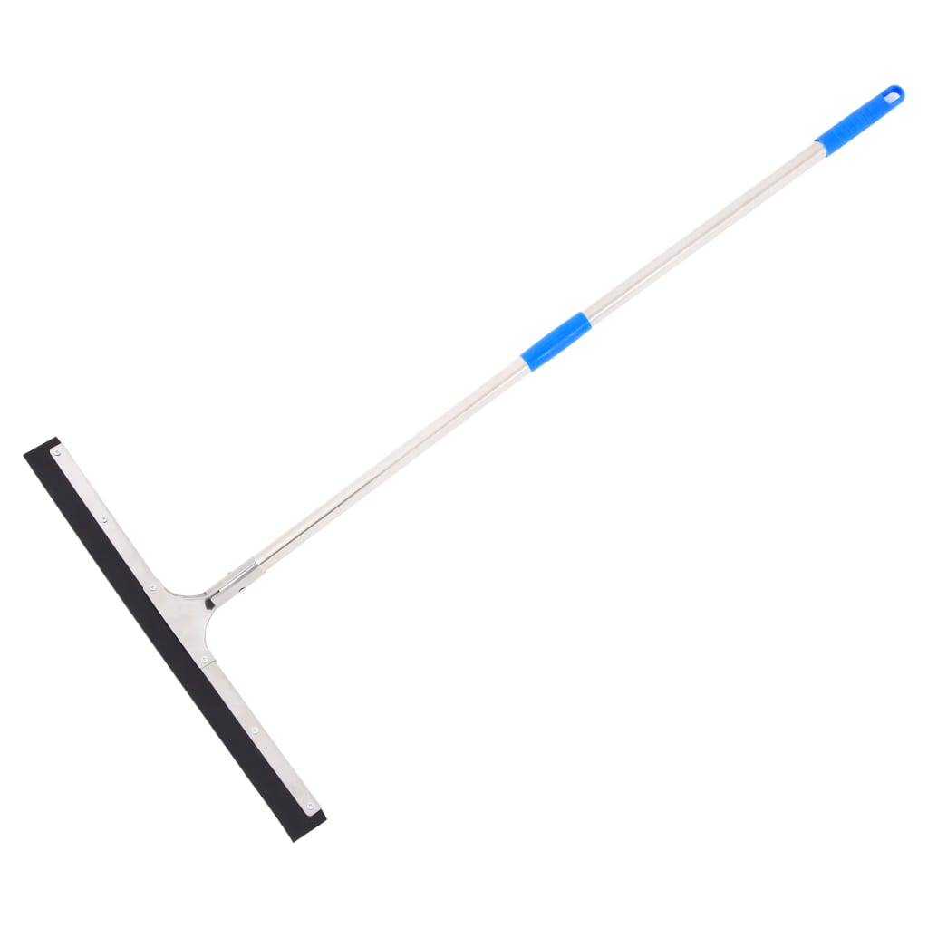 Vidaxl vloerwisser 45x122,5 cm staal en rubber