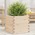 Vidaxl plantenbak 50x50x46 cm massief grenenhout