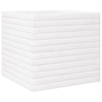 Vidaxl plantenbak 50x50x46 cm massief grenenhout wit