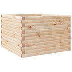 VidaXL Plantenbak 70x70x46 cm massief grenenhout