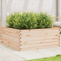 VidaXL Plantenbak 110x110x46 cm massief grenenhout