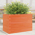Vidaxl plantenbak 70x40x46 cm massief grenenhout wasbruin