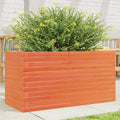 Vidaxl plantenbak 90x40x46 cm massief grenenhout wasbruin