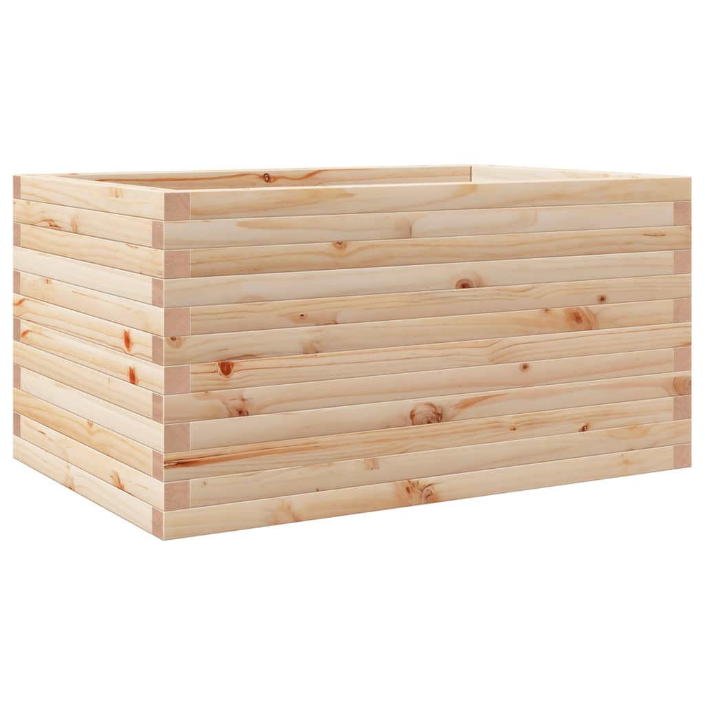 Vidaxl plantenbak 90x60x46 cm massief grenenhout