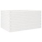Vidaxl plantenbak 90x60x46 cm massief grenenhout wit