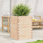 Vidaxl plantenbak 50x50x68,5 cm massief grenenhout