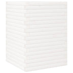 Vidaxl plantenbak 50x50x68,5 cm massief grenenhout wit