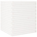 VidaXL Plantenbak 60x60x68,5 cm massief grenenhout wit
