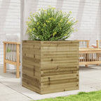 VidaXL Plantenbak 60x60x68,5 cm geïmpregneerd grenenhout