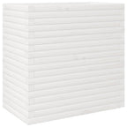 Vidaxl plantenbak 70x40x68,5 cm massief grenenhout wit
