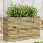 VidaXL Plantenbak 110x40x68,5 cm geïmpregneerd grenenhout